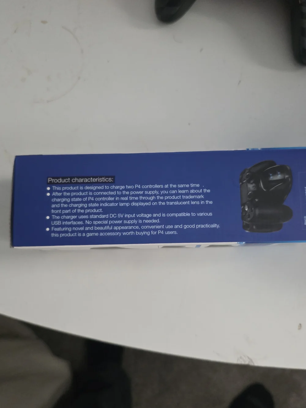 Dual Charging Dock for PS4 Controllers - Black
